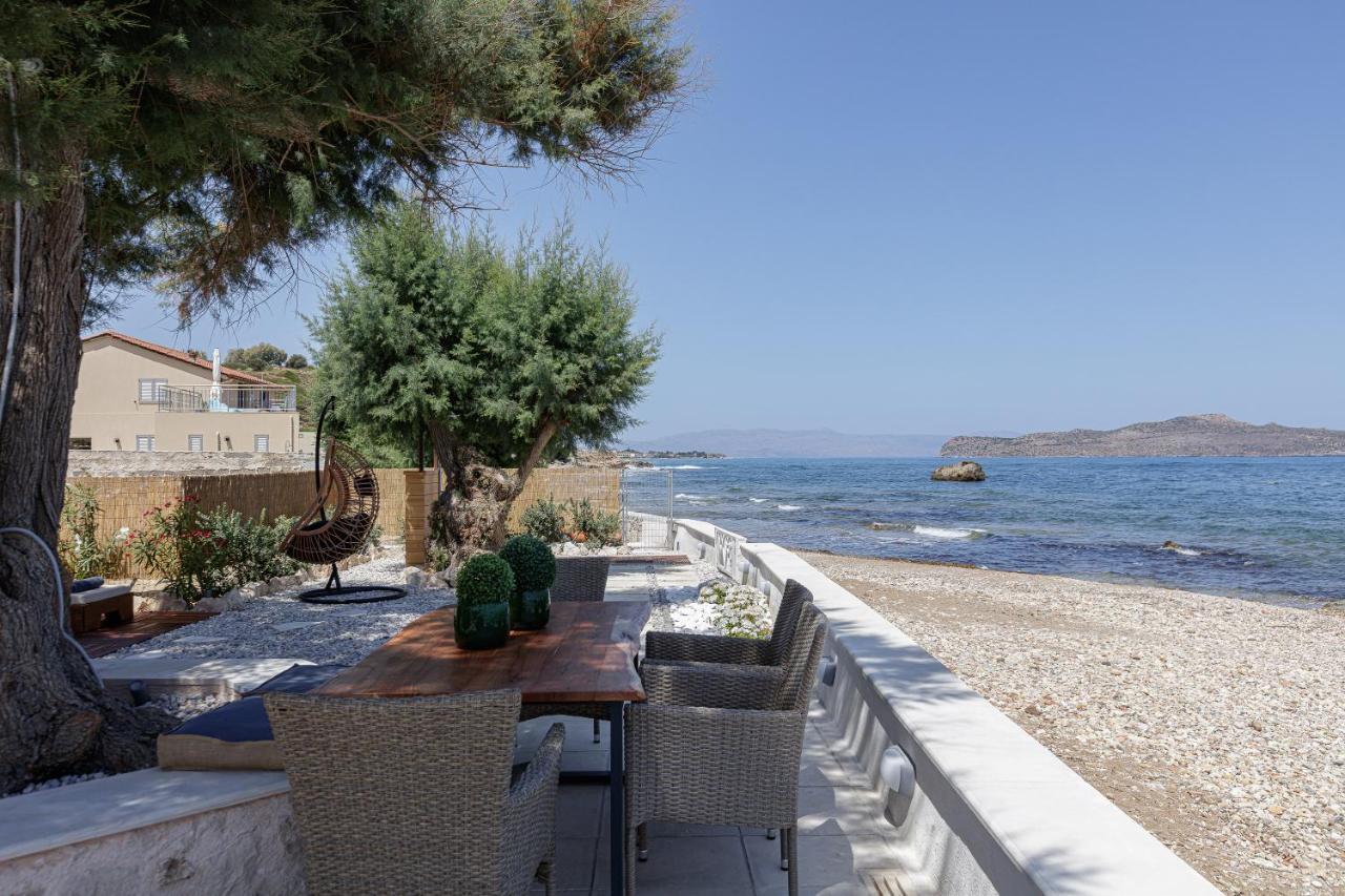 Villa Seashell -Wonderful Newly Renovated Villa On The Beach Galatás Esterno foto