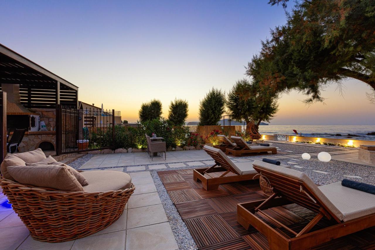 Villa Seashell -Wonderful Newly Renovated Villa On The Beach Galatás Esterno foto