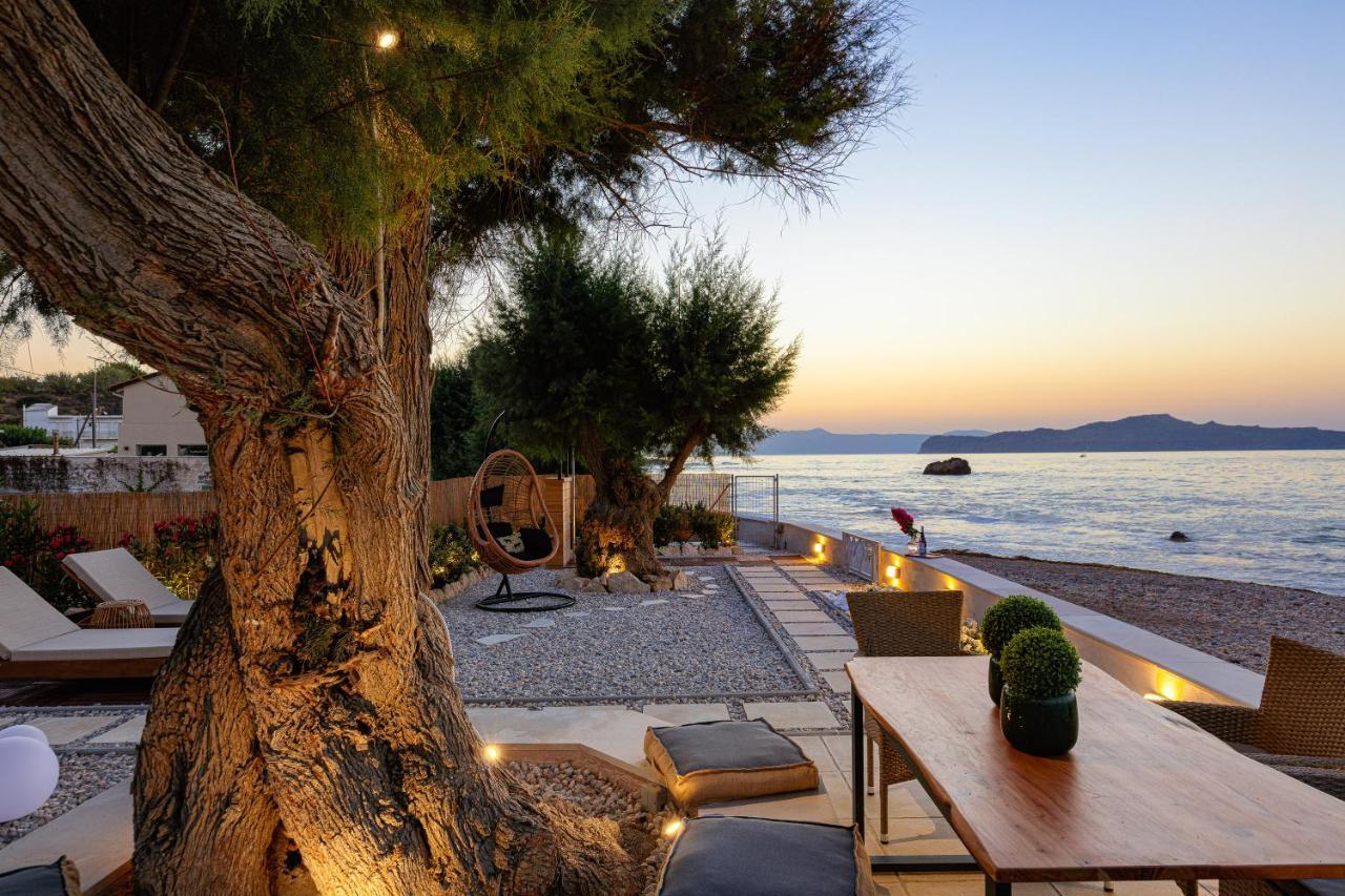 Villa Seashell -Wonderful Newly Renovated Villa On The Beach Galatás Esterno foto